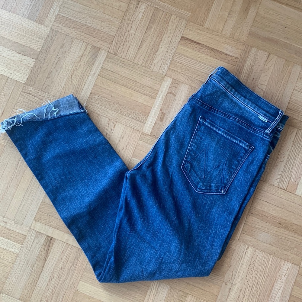 Mother light/medium wash jeans